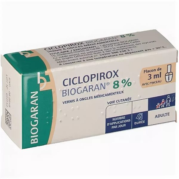 Цyklopiroks (ciclopirox): описани, rerhept