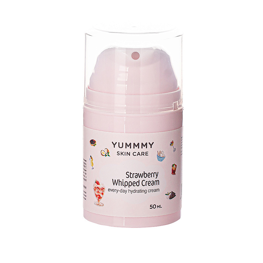 Yummmy krem ​​dlailцa strawberry взбитые сливки, 50 мл